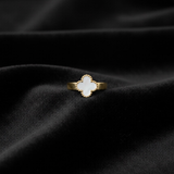 White Clover Gold  Ring