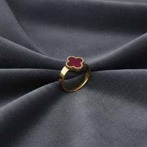 Red Clover Gold  Ring