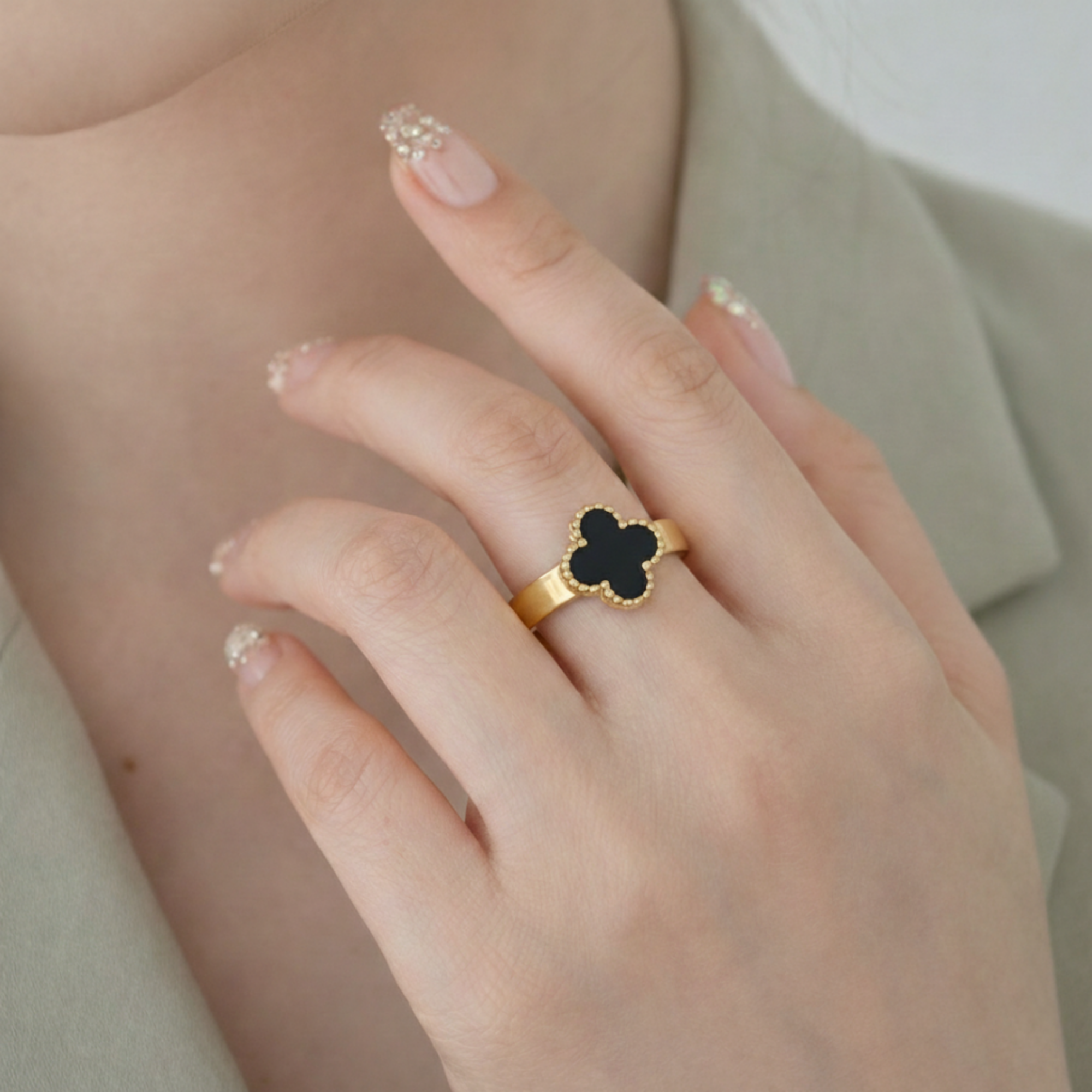 Black Clover Gold  Ring