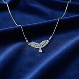 Marquise Leaf Wing Necklace