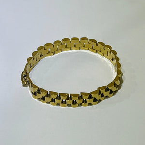 Gold Cuban 9.5mm Bracelet – Premium Chunky Chain
