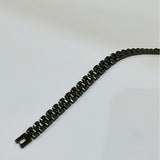 Black Cuban 9.5mm Bracelet – Premium Chunky Chain
