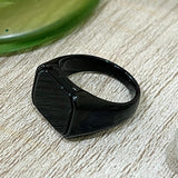 Black Onyx Signet Ring