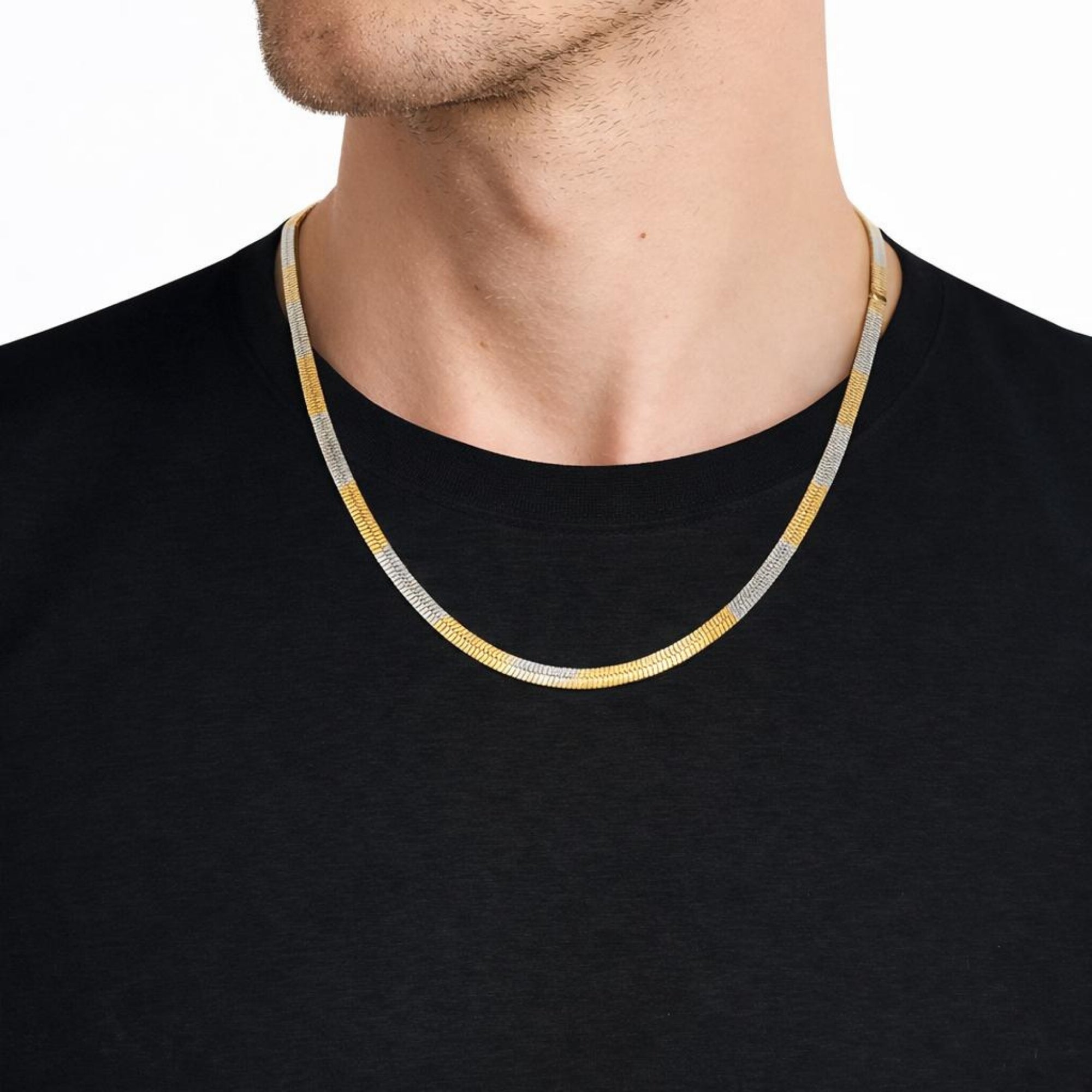 Snake 3mm Chain (Gold and Silver)
