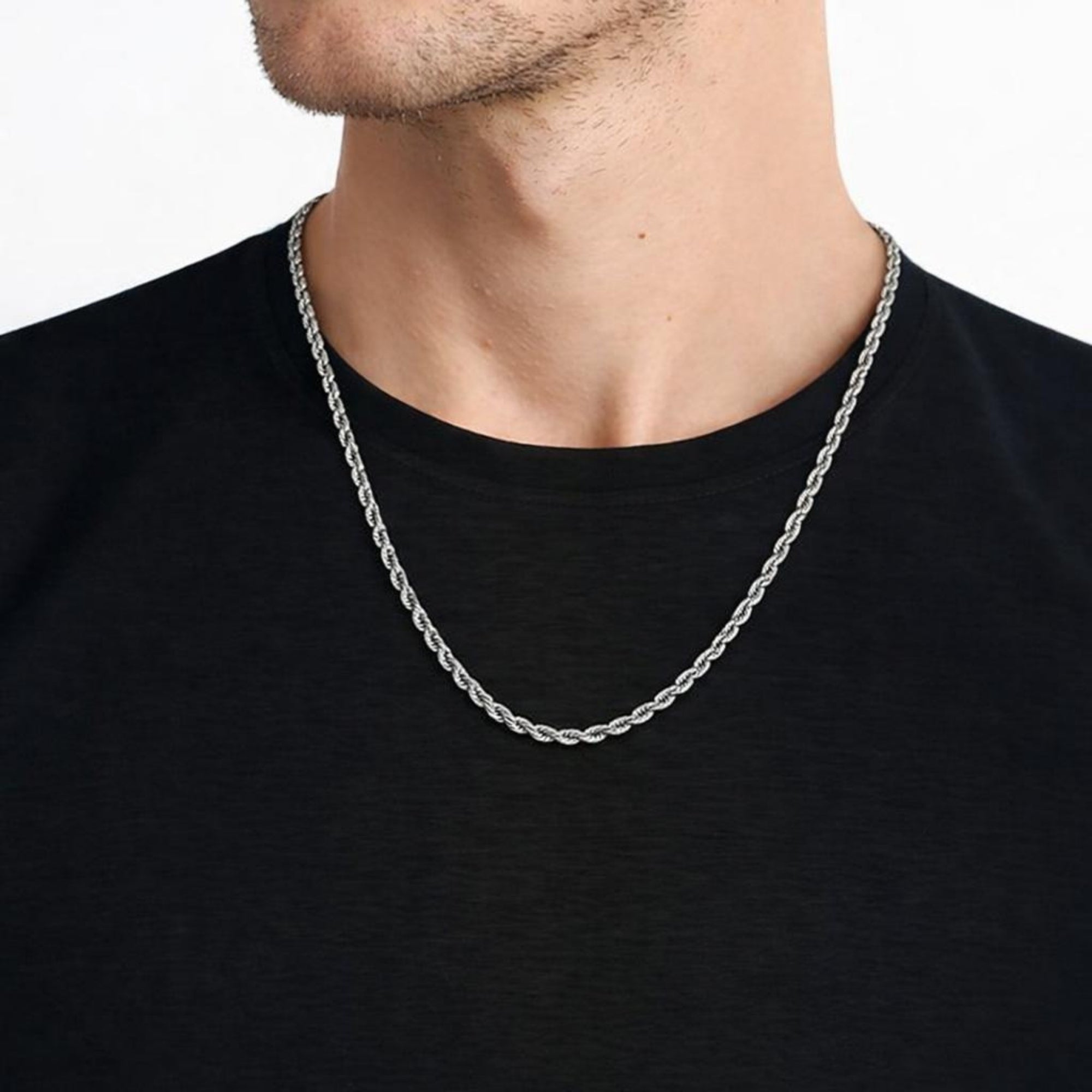 Rope 4mm Chain (Silver)
