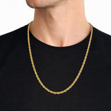 Rope 3mm Chain (Gold)