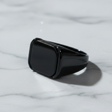 Black Onyx Signet Ring