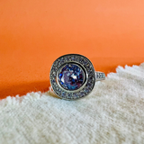 Silver Halo Ring