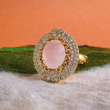 Pink Quartz Ring