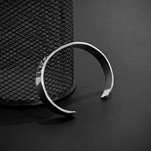 Minimalist Silver Open Cuff Bracelet