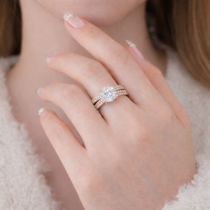 Rose Gold Criss-Cross Ring