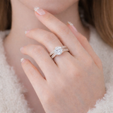 Rose Gold Criss-Cross Ring