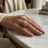 Rose Gold Criss-Cross Ring