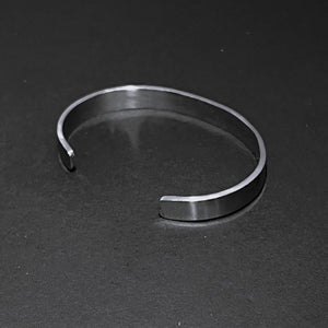 Minimalist Silver Open Cuff Bracelet